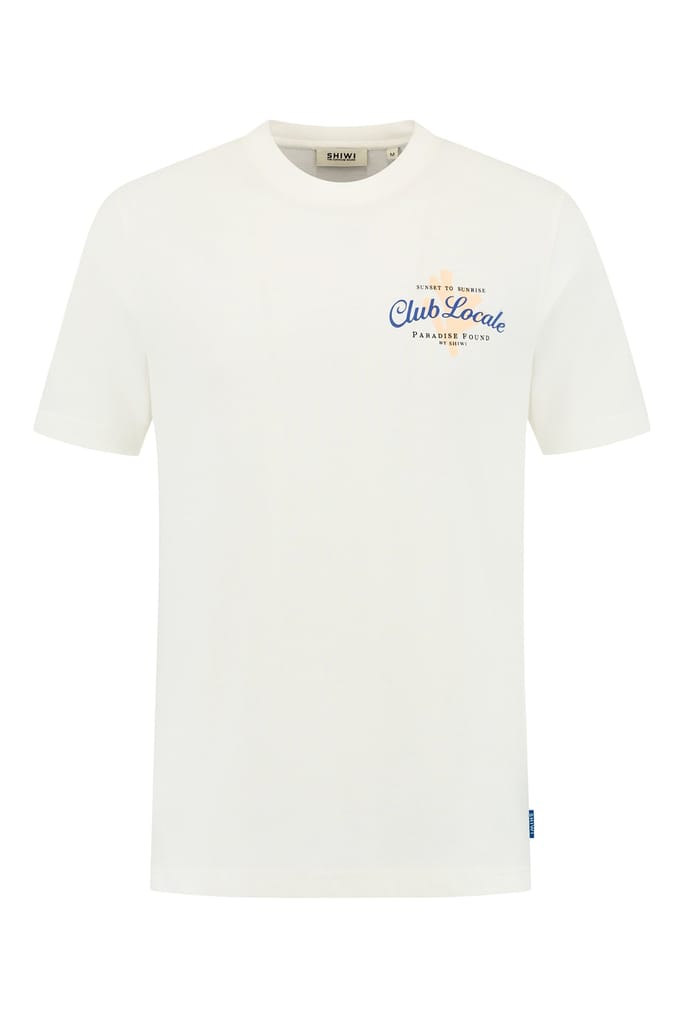 Shiwi Liam Regular T-shirt Paradise White Taglia: M | Pantaloncini Outlet | Uomo | Bianco