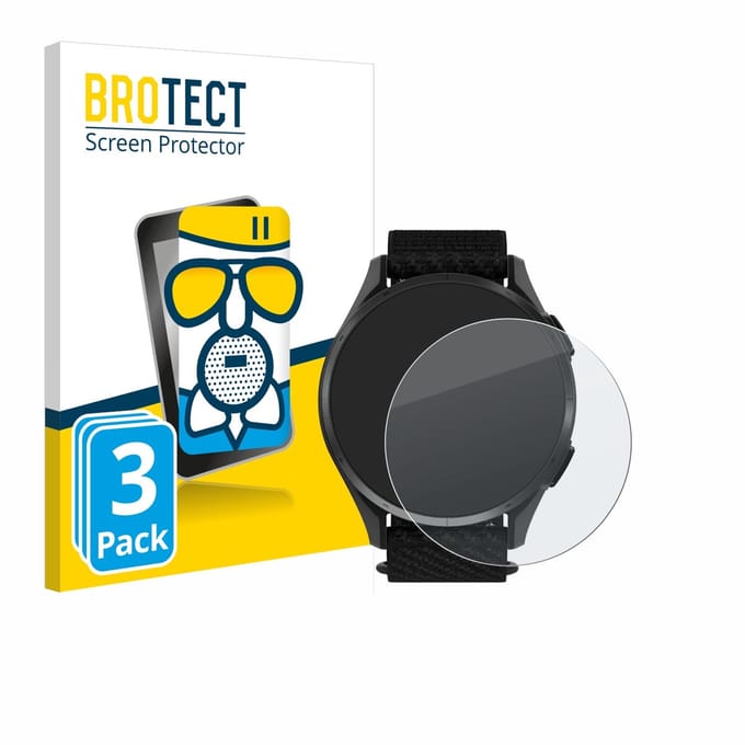 BROTECT - Screenprotector voor Garmin Approach S50 - Folie Beschermfolie Beschermglas matte 3 Stuks