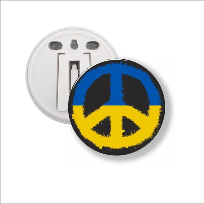 Button Met Clip - Peace Oekraine