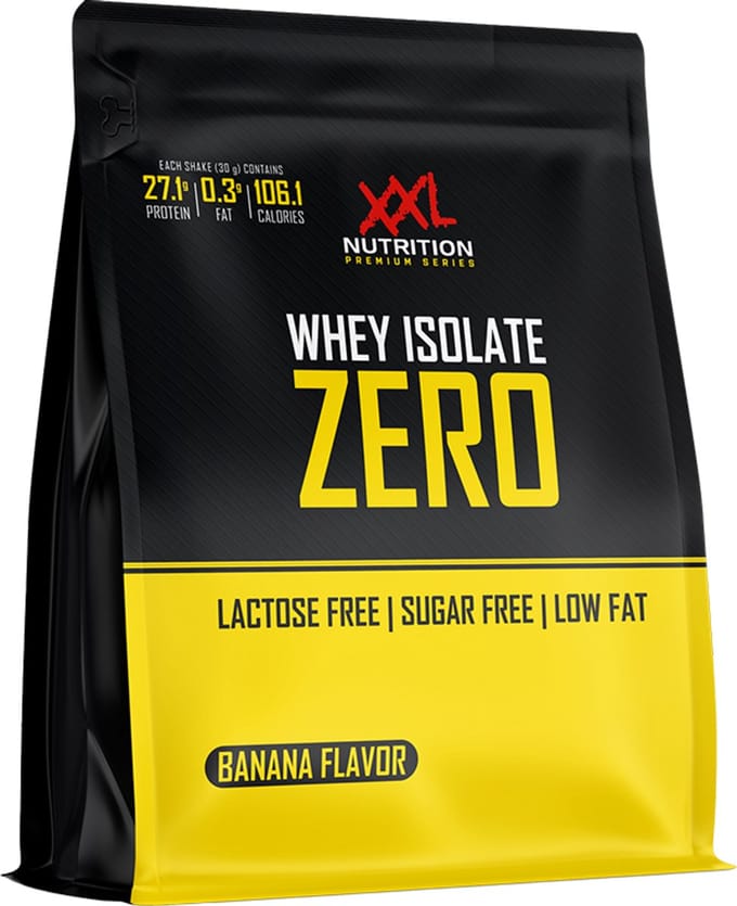 XXL Nutrition - Whey Isolate Zero - Banaan - Eiwitpoeder - 450 g