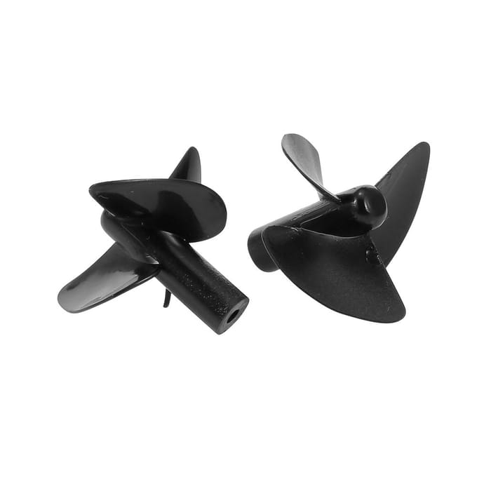 2 stuks propeller voor Flytec V500 Flytec 2011-5 elektrische RC boot 3 Blades zwart