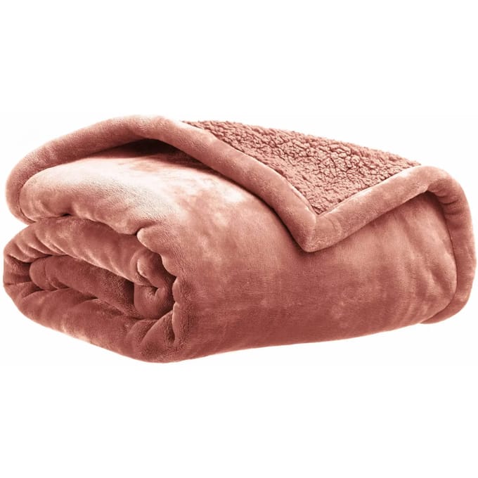 Dekbedovertrek Michka in terracotta polyester - 240 x 220 cm