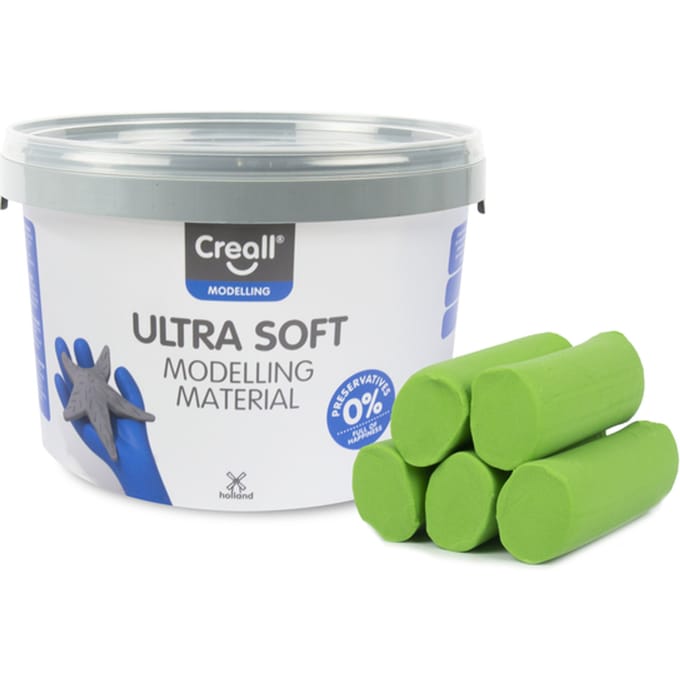 Klei Creall Play-it Ultra Soft helder groen 1100 gram