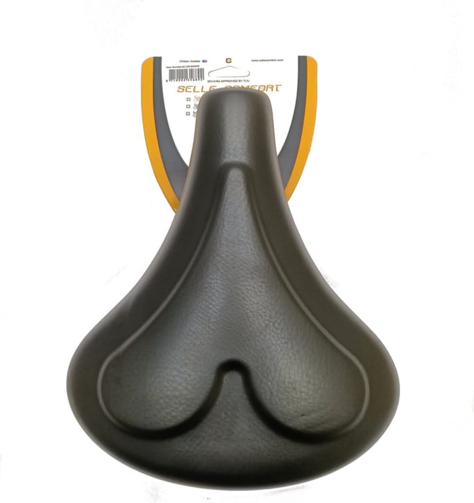 Selle Comfort Comfortabel stadszadel met gelvulling - ergonomisch ontwerp - zonder strop