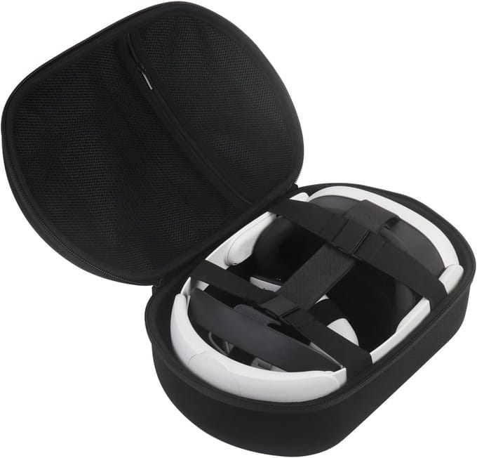 Robuuste Draagtas voor VR Headset en Accessoires - Geschikt voor Quest 3, Quest 2 en Vision Pro