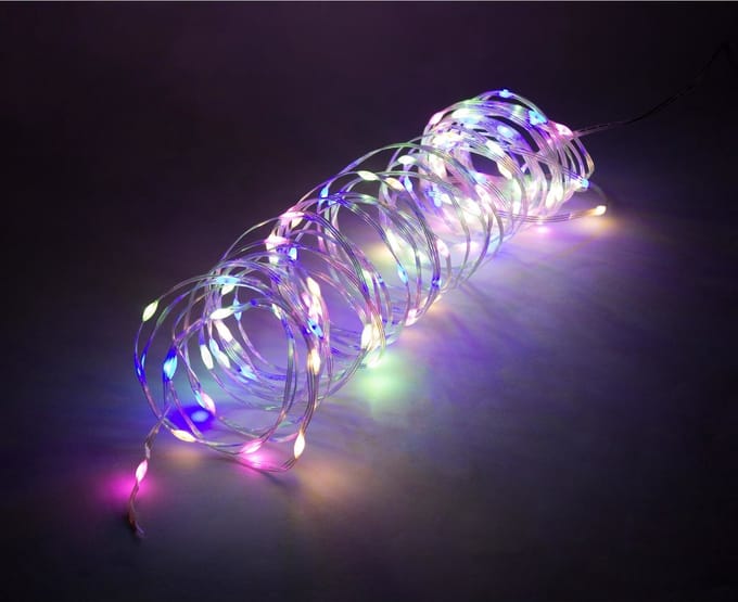 Benson Kleurrijke LED-lichtslang - 100 LED's - 13 meter - IP44 - Voor binnen en buiten