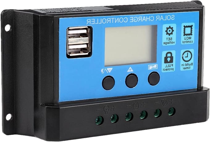 Solar Charge Controller - PWM Controller Zon - Energie Beheer - Industriële Microcontroller - 50A 24 Volt - Standaard