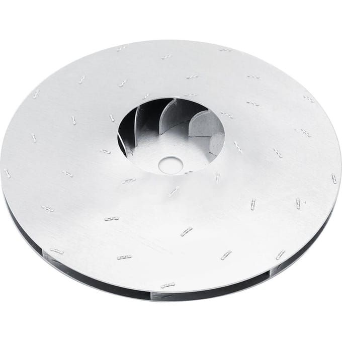 Stofzuiger Roterende Ventilatorbladmotor Stofzuigeraccessoires Diameter 112mm white