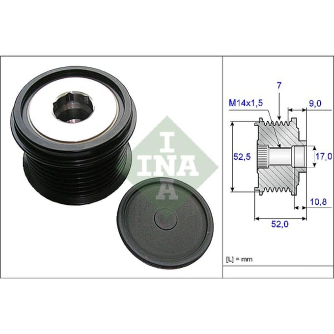 Schaeffler Ina Generator vrijloop INA 535 0209 10