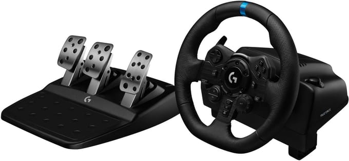 Logitech G923 SE TRUEFORCE Racing Wheel & Pedals & Shifter - PS5/PS4 & PC - Wired Controller - Sony PlayStation 4