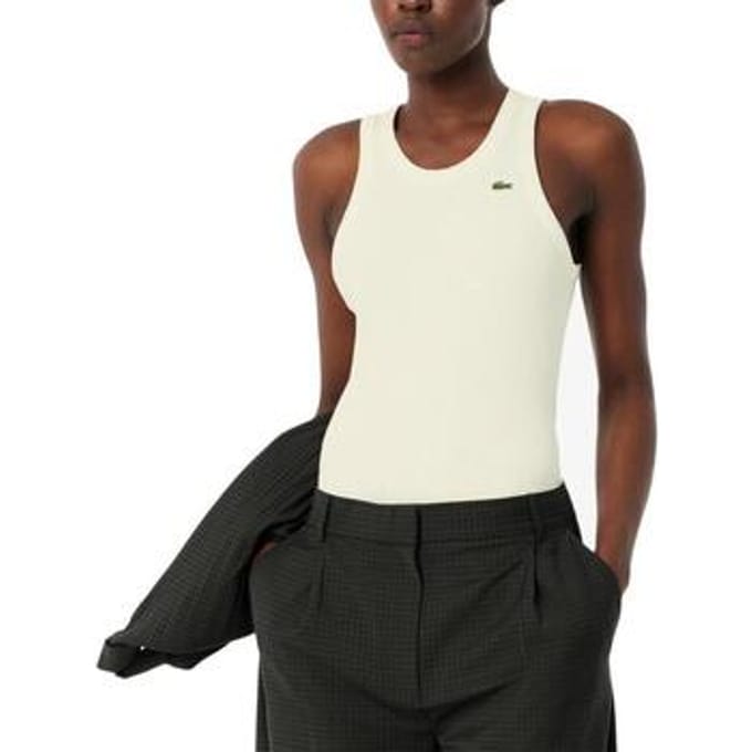 Top Lacoste Slim Fit Cotton Tank Top