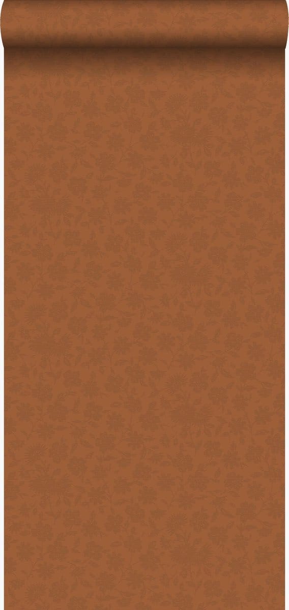 Origin Wallcoverings behang bloemen saffraan geel - 53 cm x 10.05 m - 345438