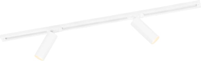 Ledvion - LED Railverlichting 1M + 2 Railspots (Wit - Dimbaar - GU10 Fitting) - 1-Fase