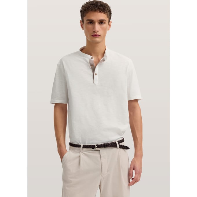 Bugatti Herren Poloshirt met opstaande kraag