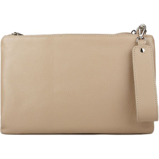 Giulia Monti Schoudertas Grijs Beige