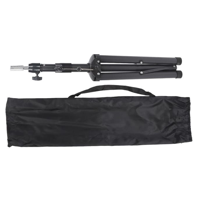 Pruikhoofd Statief Metaal Aluminiumlegering Hoogte Verstelbaar Paspop Trainingshoofd Stand gray