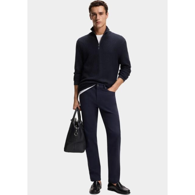 BOSS Black Pullover Blauw H-Ulicio 10276796 01 50555118/404