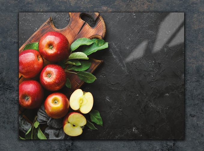 TMK ArtDeko Serie - Snijplank - 30x22 cm - Glas - Antislip