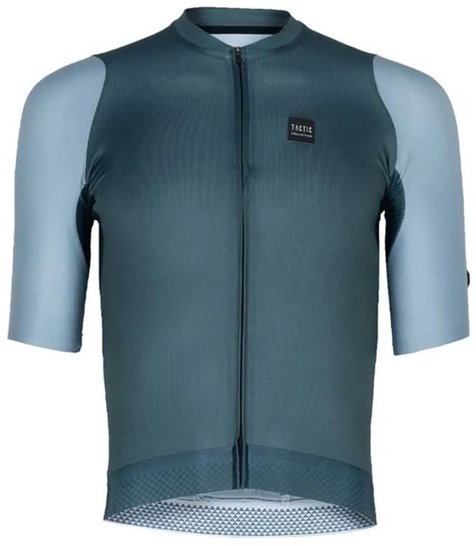 Tactic Signature Essence Korte Mouw Wielertrui Blauw M Man