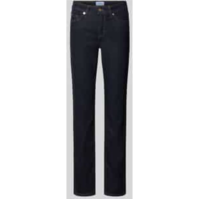 slim fit jeans van katoenmix model 'PIPER LONG'
