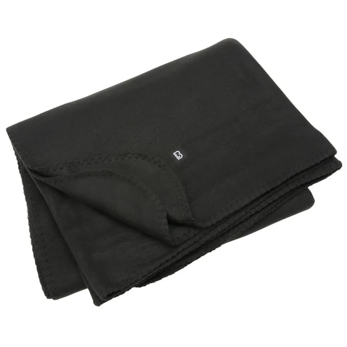 Brandit 135 x 175 cm Zwart Fleece Deken