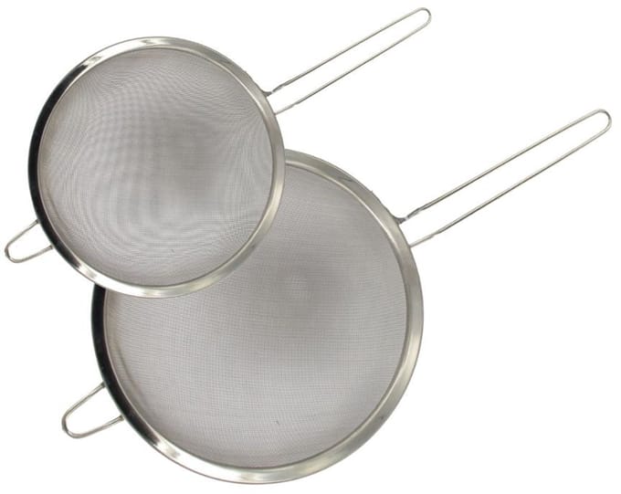 Set van 2 roestvrijstalen vergieten 15 cm en 24 cm FM Professional