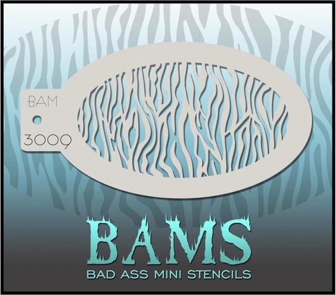 Bad Ass BAM Schmink sjabloon 3009
