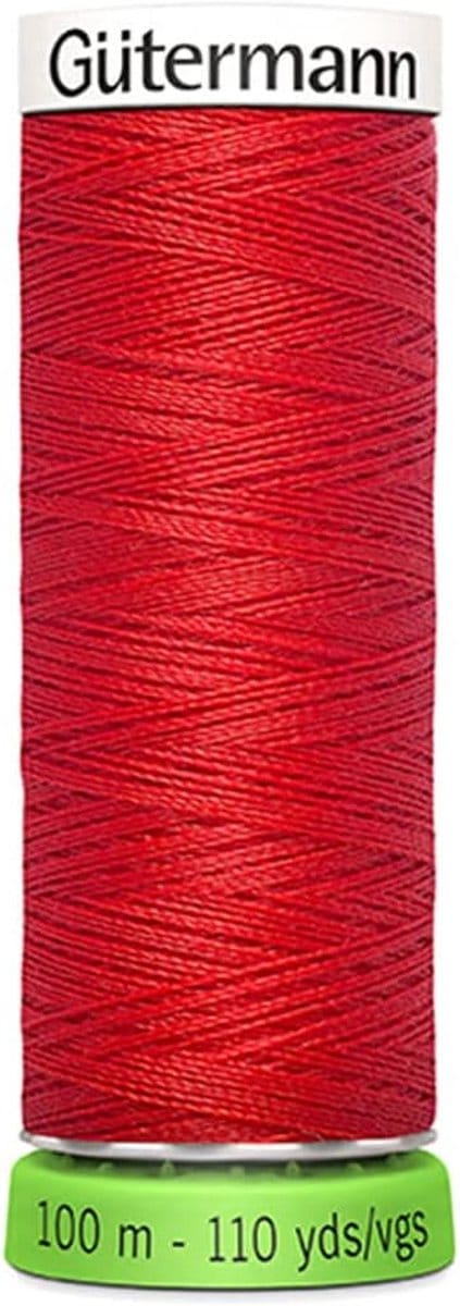 Naaigaren Rood 100% Gerecycled Polyester 100m voor Hand- en Machine-naaien