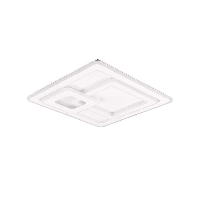 Trio Lighting LED plafondlamp Mita met afstandsbediening, CCT, hoekig