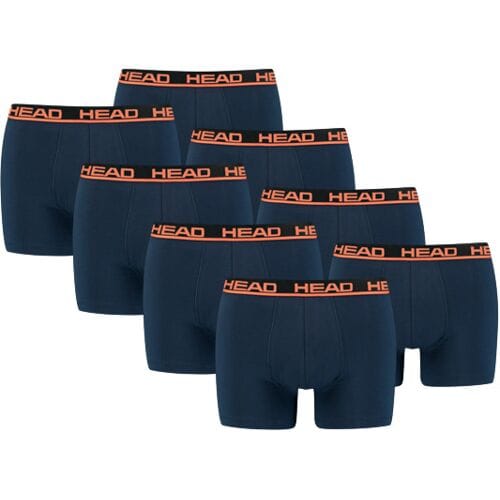 HEAD boxershort basic 8-pack blue / orange-M