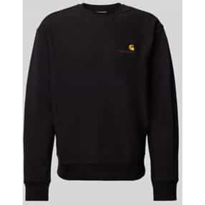 Sweatshirt met labelstitching