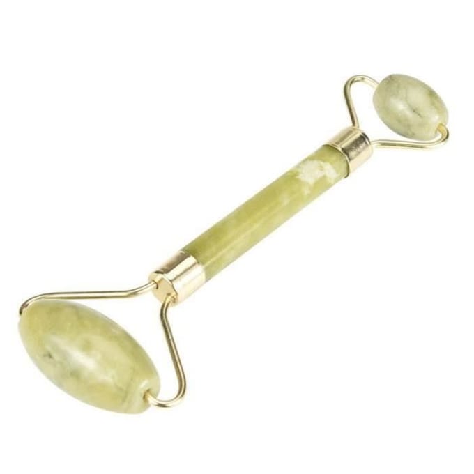 Dispositif de beauté - YWEI - YF02546 - Double tête de massage - Rouleau de jade - Mixte néphrite