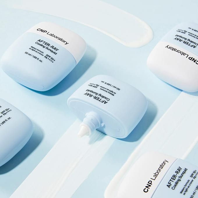 [CNP Laboratorium] After-ray Koeling Sunquid SPF 50+ PA++++ 50ml white