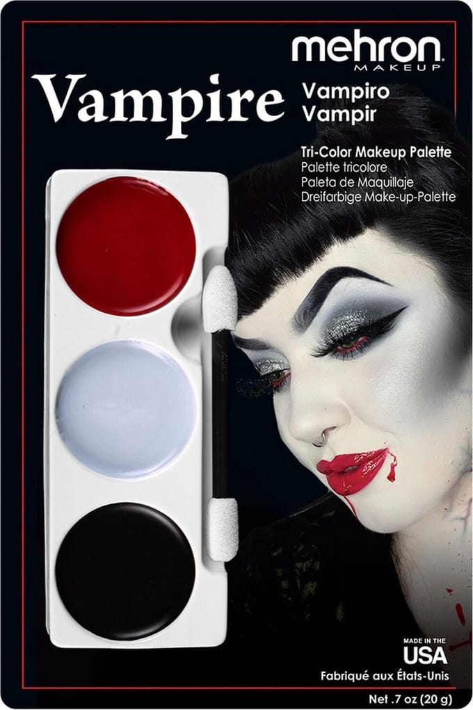 Mehron - Tri-color Schmink Palet - Vampier