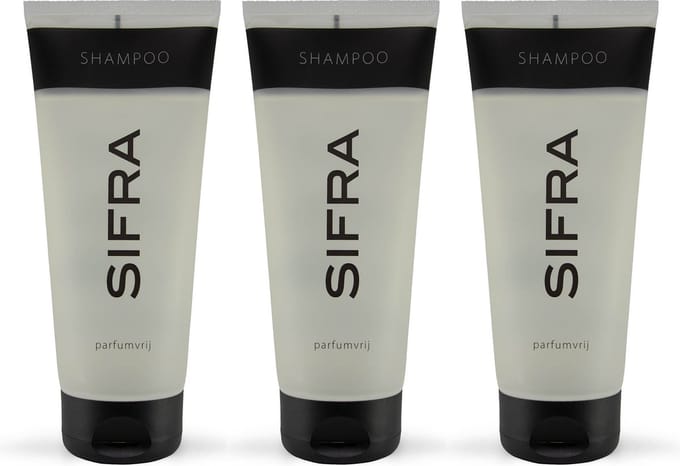 SIFRA - Shampoo parfumvrij - Alle haartypes - 3 stuks - 200 ml