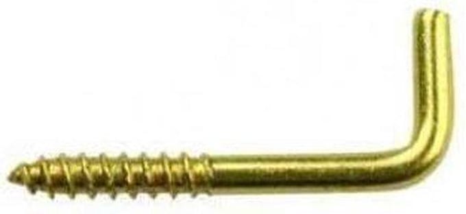 Schroefduim - vermessingd - 2.5 x 30 mm (10 stuks)
