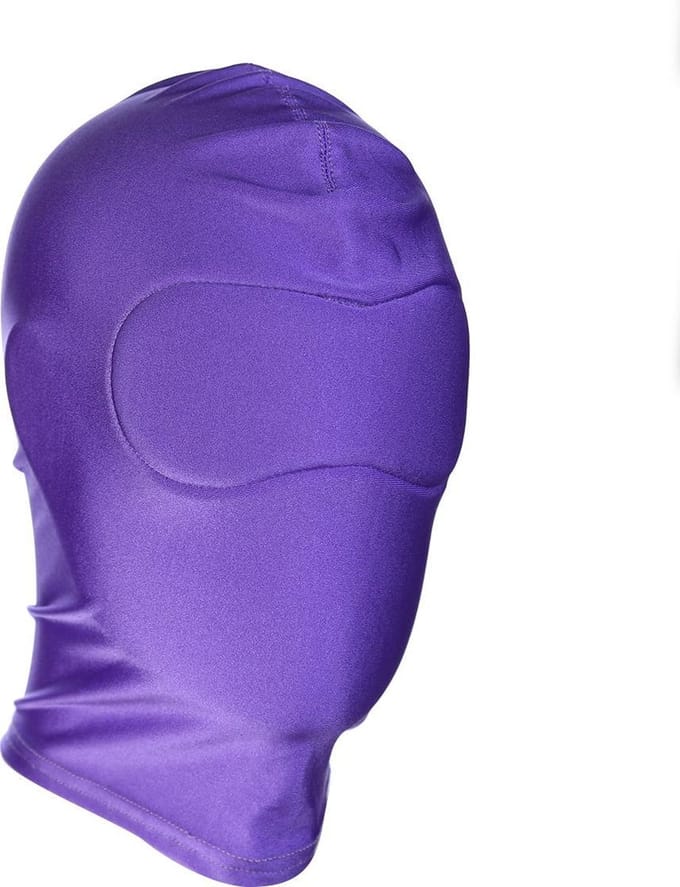 Banoch - Mask Full Purple - Spandex Masker - BDSM - Paars
