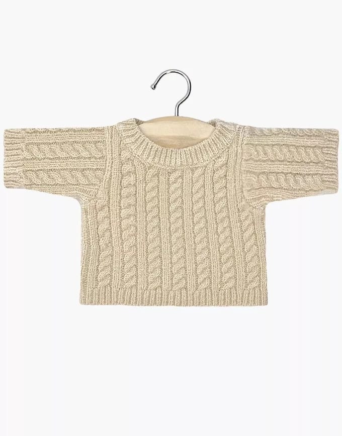 Minikane Gordi Poppenkleding Trui Julian Beige 34 cm