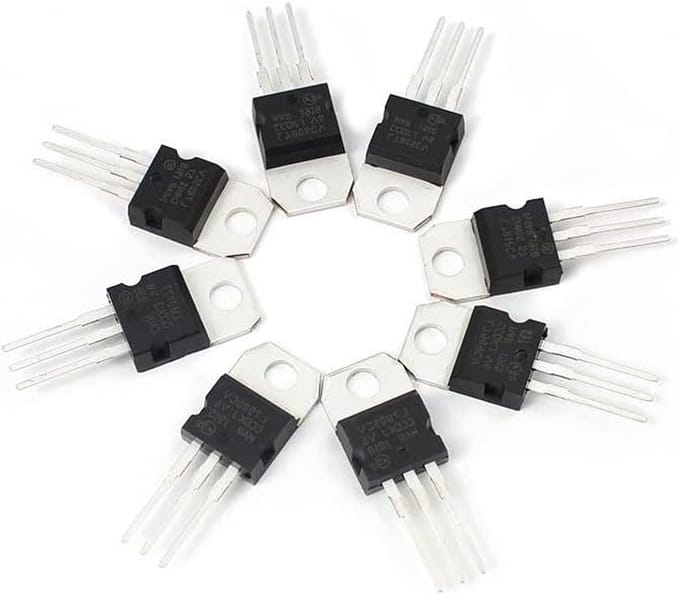 Transistor Set - Spanningsregelaars IC - Circuit Prototyping - Hoog Energieverbruik - 40 stuks - Niet gespecificeerd