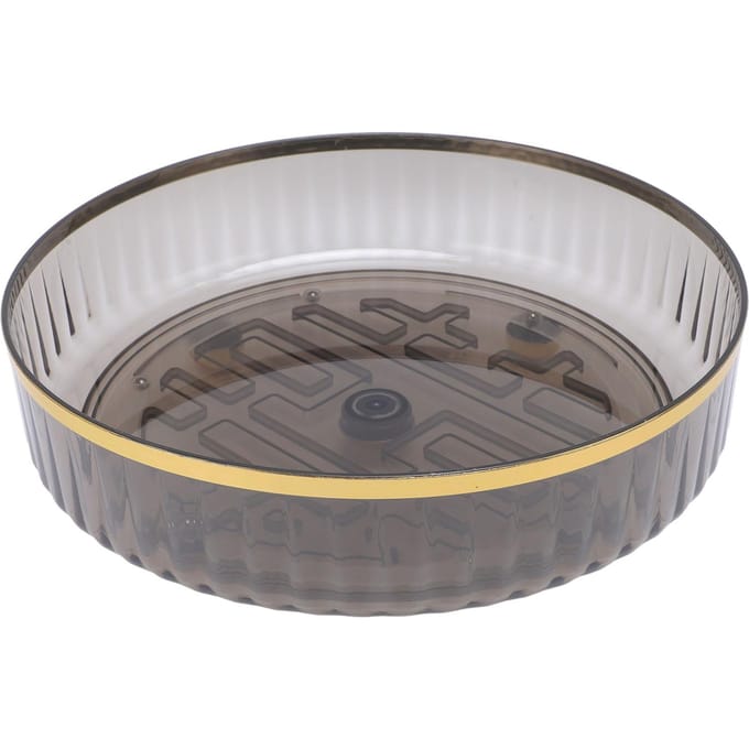 Draaitafel Organizer Plastic Afneembaar 360 Graden Draaiend Kruiden Snack Organizer gray