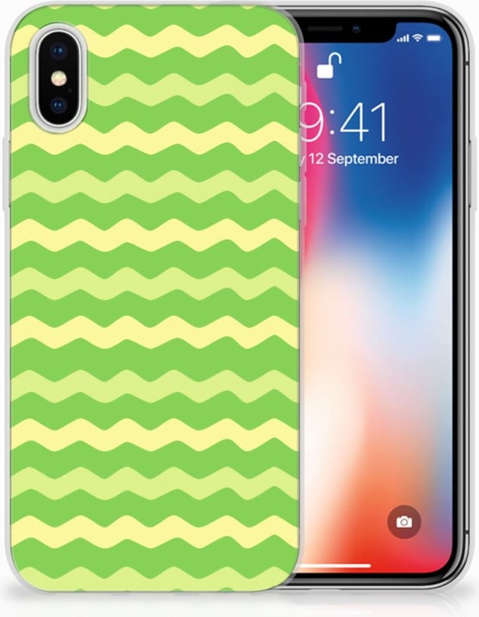 Apple iPhone X | Xs TPU bumper Waves Green