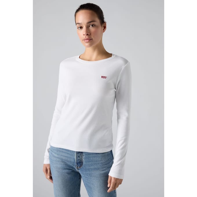 Levi's Essential Housemark Long-sleeve Tee Taglia: XS | Maglie a manica lunga Outlet | Donna