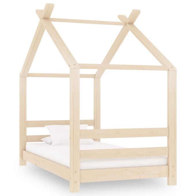 vidaXL - Kinderbedframe - massief - grenenhout - 70x140 - cm