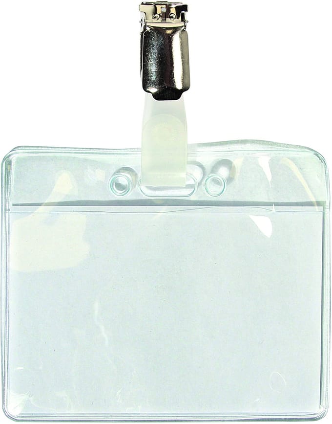 Badge Quantore met clip 60x90mm | 24 stuks