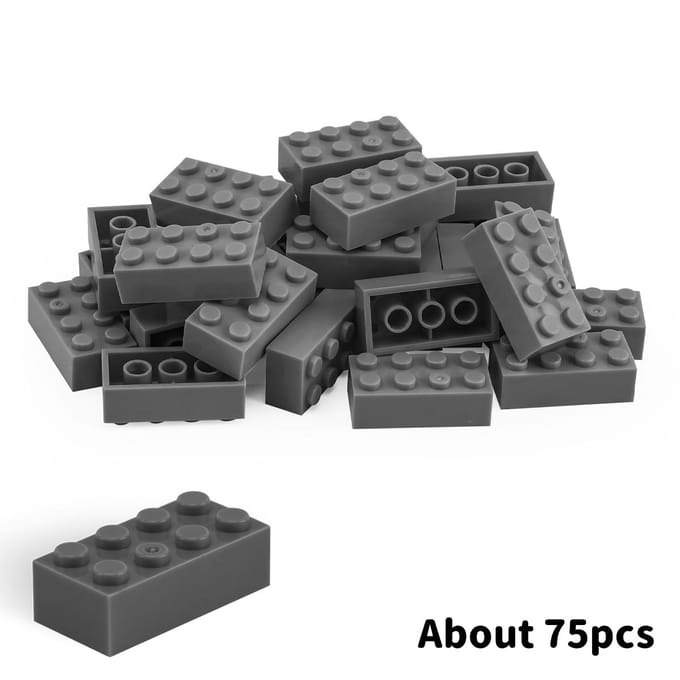 200g2x4 Briques de Construction DIY Figures ÉpaissesBriques Points Éducatif Créatif TailleCompatible Présentant Jouets pourEnfants 200g 2x4 high brick