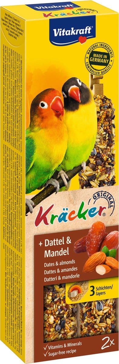Vitakraft Agaporniskracker African Fruit Vogelsnack - 2 Stuks