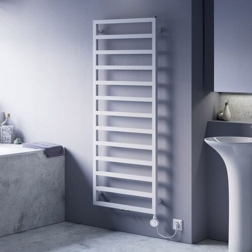 Megabad Profi Collection Quara E bathroom radiator 60 x 171 cm, purely electric, heating element type 3 right MBVEN1710600WT3R
