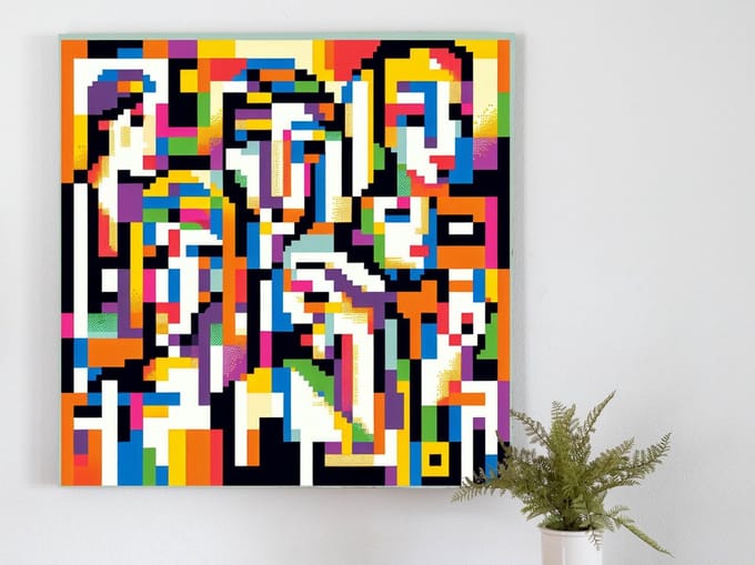 Kunstprint | Wanddecoratie | Dibond | 40 × 40 cm