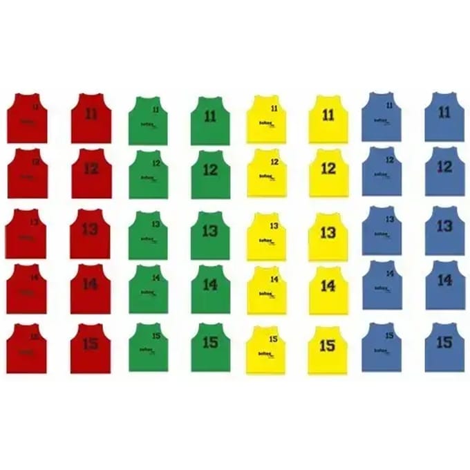 Set van 5 kazuifels genummerd van 11 tot 15 Softee