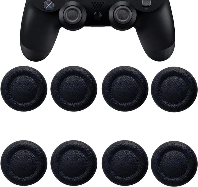 Thumb Grip Joystick Caps voor PS4 en PS5, Silicone Controller Capset, Verbeterde Grip en Comfort voor Gaming